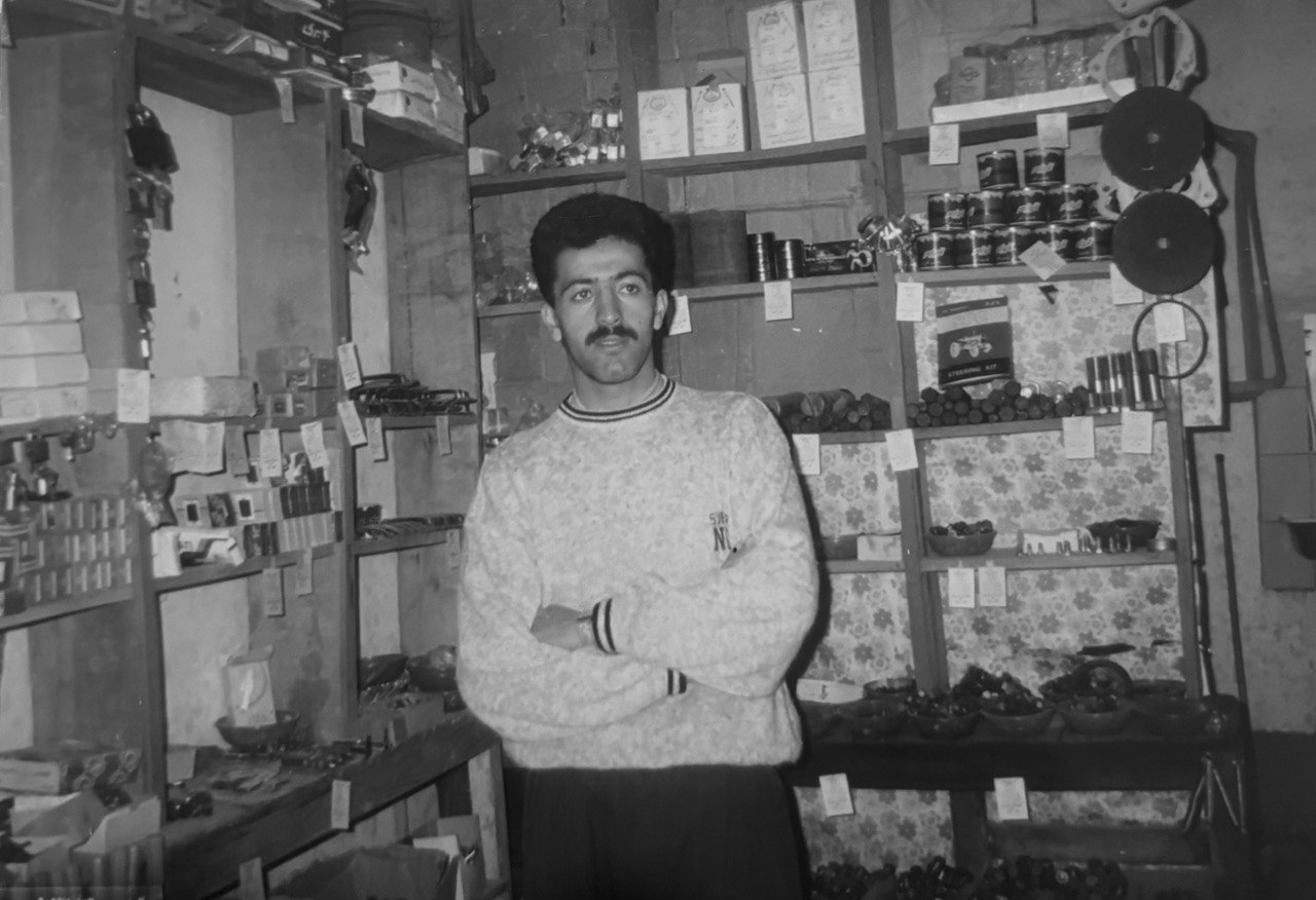 Esmaeil Ebrahimi in the early industrial trading years · 1986